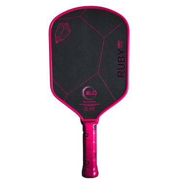 SixZero Ruby Pro 14mm Rubine Pickleball Paddle Black/Pink D004P-TR
image
