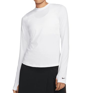 Nike Dri Fit Victory Long Sleeve Top Womens White/Black DH2068 100
image