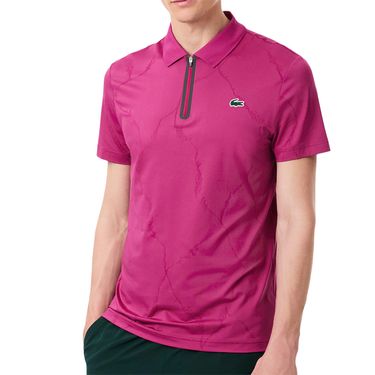 Lacoste On Court Players Polo Mens Rubine Red DH6745 JBDimage