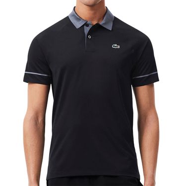 Lacoste Novak Djokovic On Court Polo Mens Black/Urban DH6809 ZDQimage