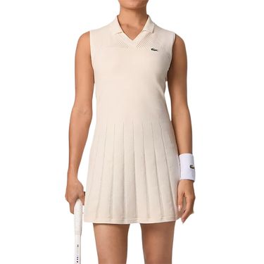 Lacoste On Court Dress Womens Off White EF0615 AI1image