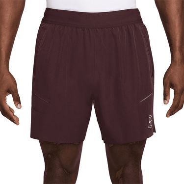 Nike Court 6 inch Advantage Short Mens Burgundy Crush/White FZ6913 652
image