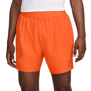 Nike Court 6 inch Advantage Short Mens Safety Orange/Black FZ6913 819
image
