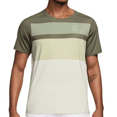 Nike Court Advantage Print Crew Mens Medium Olive/White FZ9845 222
image