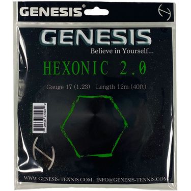 Genesis Hexonic 2.0 Green 17G Tennis String
image