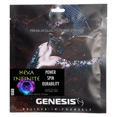 Genesis Hexa Infinite 17G Yellow Tennis String