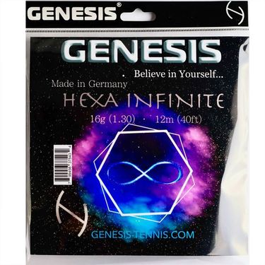 Genesis Hexa Infinite Black 16G Tennis String
image