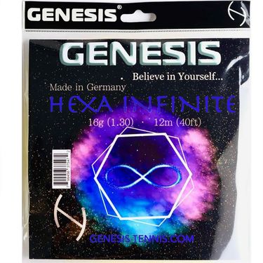 Genesis Hexa Infinite 16G Blue Tennis String