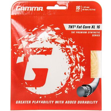 Gamma TNT2 Fat Core XL 16G Natural Tennis String