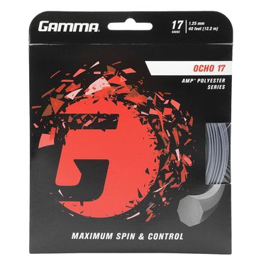 Gamma Ocho 17G Silver Tennis String
