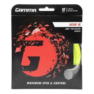 Gamma Ocho 16G Neon Yellow Tennis String
