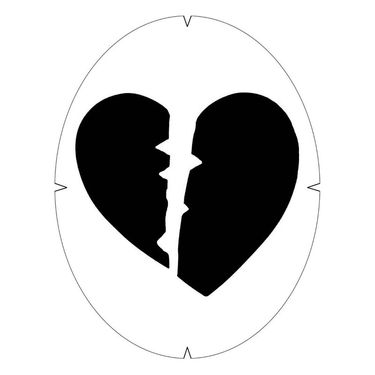 Tourna Heart Breaker Stencil