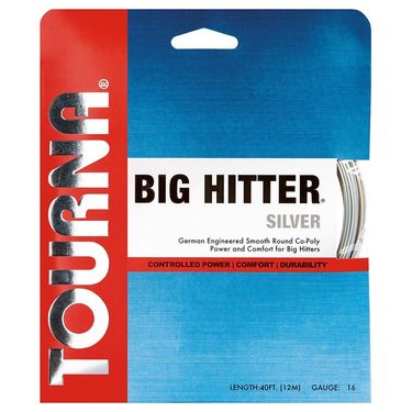 Tourna Big Hitter Silver 16G Silver Tennis String