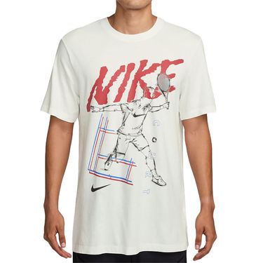 Nike Court Tennis Tee Shirt Mens Summit White HJ3454 121
image