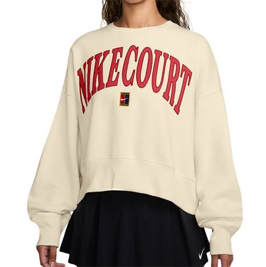 Nike Court Heritage Crew Womens Pale Ivory/Light Crimson HQ0351 110
image