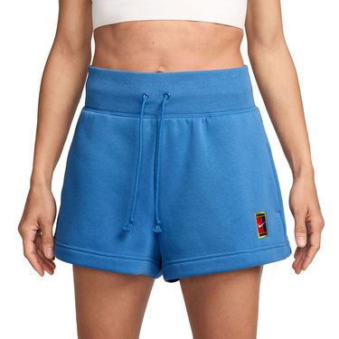 Nike Court Fleece Short Womens Star Blue HQ0364 402
image