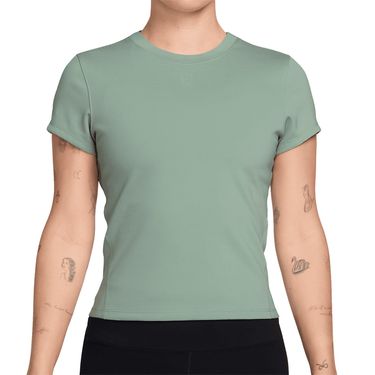 Nike Court Advantage Short Sleeve Top Womens Steam Green/White HQ2994 006image