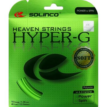 Solinco Hyper-G Soft 16G Green Tennis String