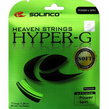 Solinco Hyper-G Soft 17G Green Tennis String
