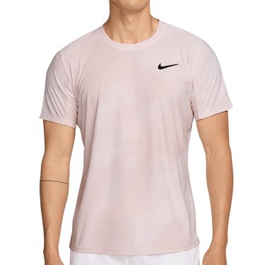 Nike Court Dri Fit Advantage Slam Crew Mens Pearl Pink/Salt Red/Black IB1016 664image