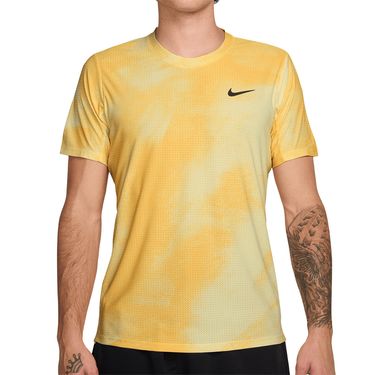 Nike Court Dri Fit Advantage Slam Crew Mens Alabaster/Topaz Gold/Black IB1016 744image