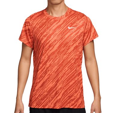 Nike Court Printed Victory Crew Mens Turf Orange/White IB1530 842image
