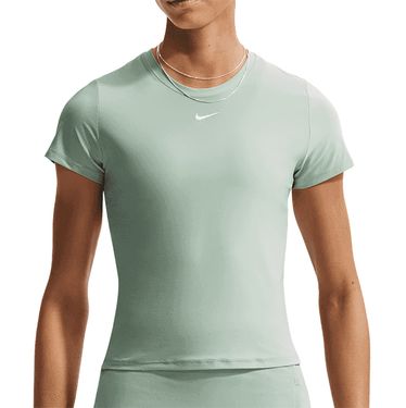 Nike Dri Fit Victory Short Sleeve Top Womens Steam Green/White IB3776 006image