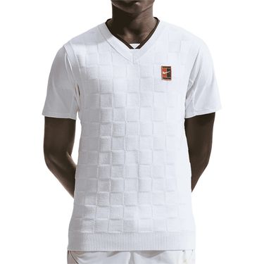 Nike Court Dri Fit Slam Sweater Vest Mens White IF1929 100image