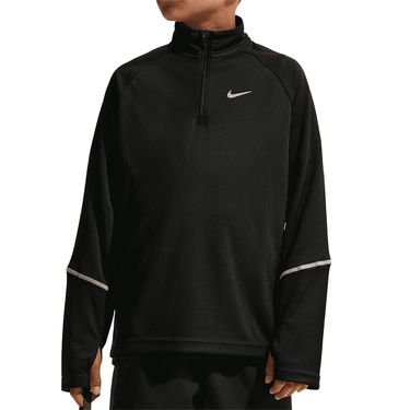 Nike Boys Short Sleeve Miler Crew Black/Reflective Silver IF2426 010image