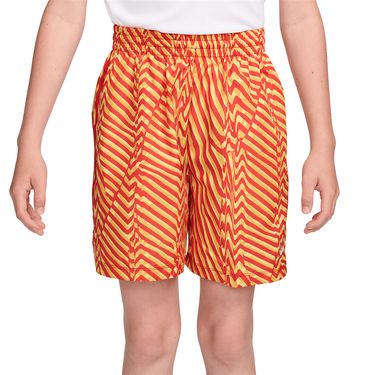 Nike Boys Dri Fit Printed Short Light Crimson/Topaz Gold/White IF2436 696image