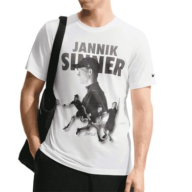 Nike Court Jannik Sinner Tee Mens White IZ2725 100image