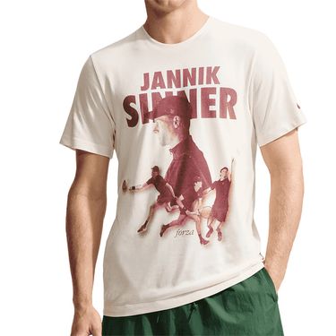 Nike Court Jannik Sinner Tee Mens Pale Ivory IZ2725 110image