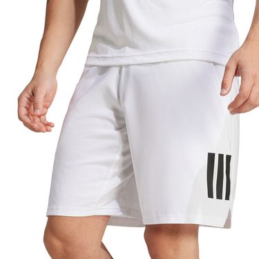adidas Club 7 inch 3 Stripe Short