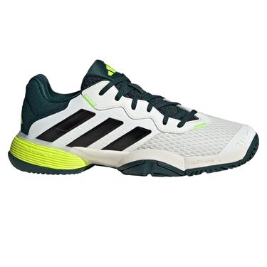 adidas Barricade K Junior Tennis Shoe Off White/Black/Aurora Ivy JH5126
image