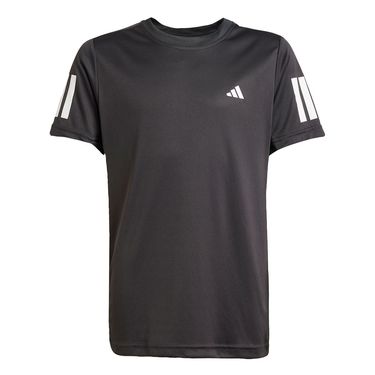adidas Club 3 Stripe Boys Tee Shirt