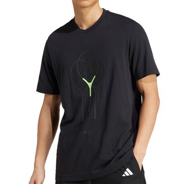 adidas Tennis Racquet Graphic Tee Shirt