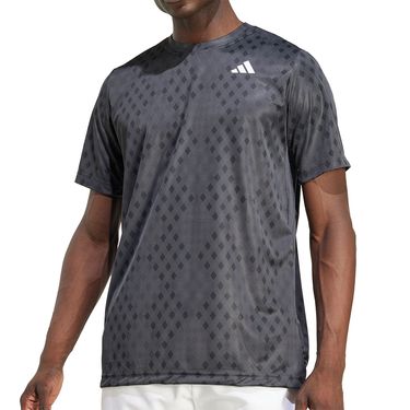 adidas Club Graphic Tee Shirt Mens Carbon/Black JM1197
image