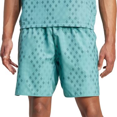 adidas Club Graphic Short Mens Powder Teal/Preloved Teal JM1201
image