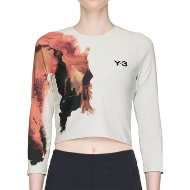 adidas Y-3 Crop Long Sleeve Top