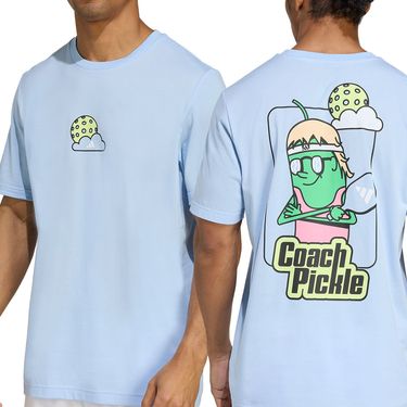 adidas Pickleball Graphic Tee Mens Glow Blue JM8966
image