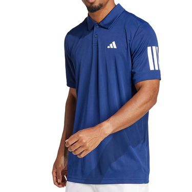 adidas Club 3 Stripe Polo