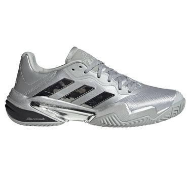 adidas Barricade 13 Mens Tennis Shoe Silver Metallic/Grey/Black JP5379
image