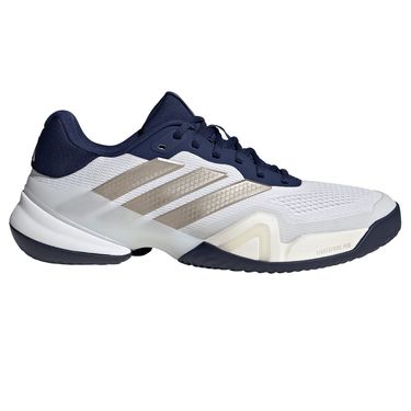 adidas Barricade 14 Mens Tennis Shoe White/Cyber Metallic/Dark Blue JR1743image