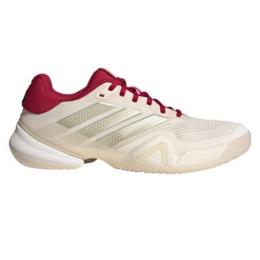 adidas Barricade 14 Mens Tennis Shoe Chalk White/Ice Gold Metallic/Victory Red JS2561image