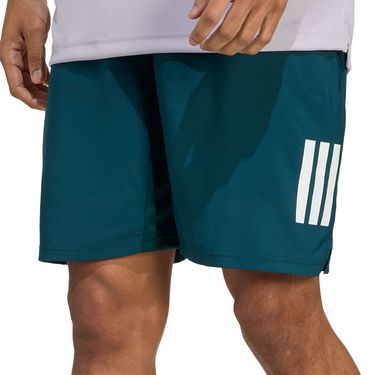 adidas Club 7 inch 3 Stripe Short