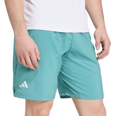 adidas Club 7 inch 3 Stripe Short Mens Powder Teal JY3010
image