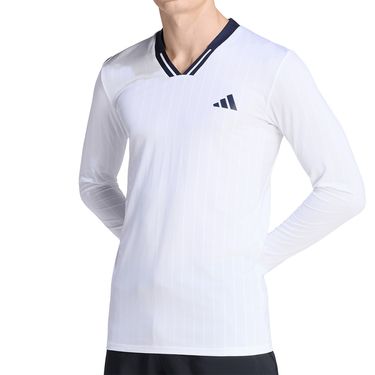 adidas Wow Long Sleeve Shirt Mens White KB3440image