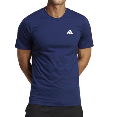 adidas Workout Essentials Feelready Tee Shirt Mens Dark Blue KD5479image