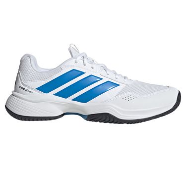 adidas Gamecourt 3 Mens Tennis Shoe White/Lucid Ray Blue/Core Black KI3596image
