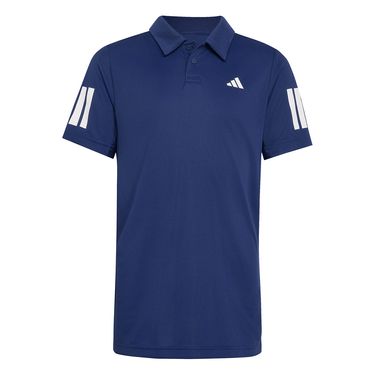 adidas Club 3 Stripe Boys Polo